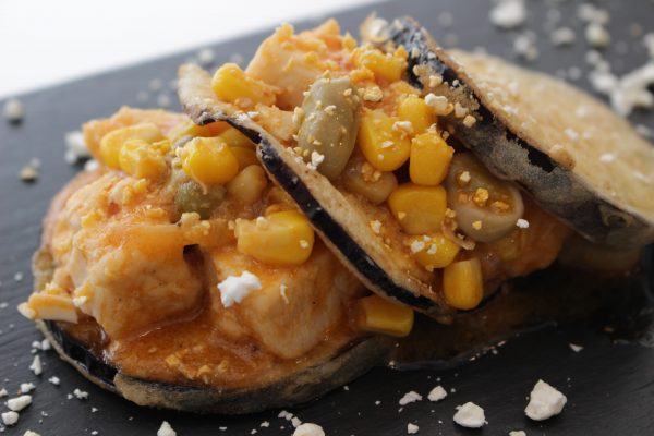 Gnocchi tres quesos, ragout de pez espada y la famosa tarta de queso horneada con coulis de mango